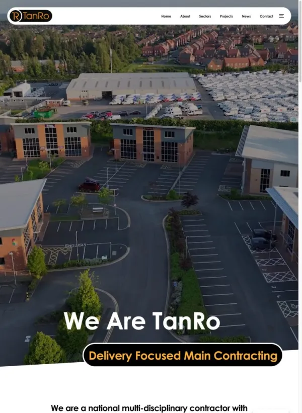 TanRo Construction website